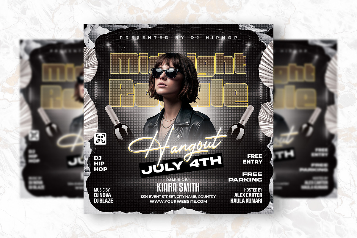 Midnight Royal Party Flyer Design, a Flyer Template by Shajib Shikder (Photo 2 of 2)