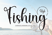 Fishing | Script Font, a Handwritten Font by Scratchones (Thumbnail 1 of 8)