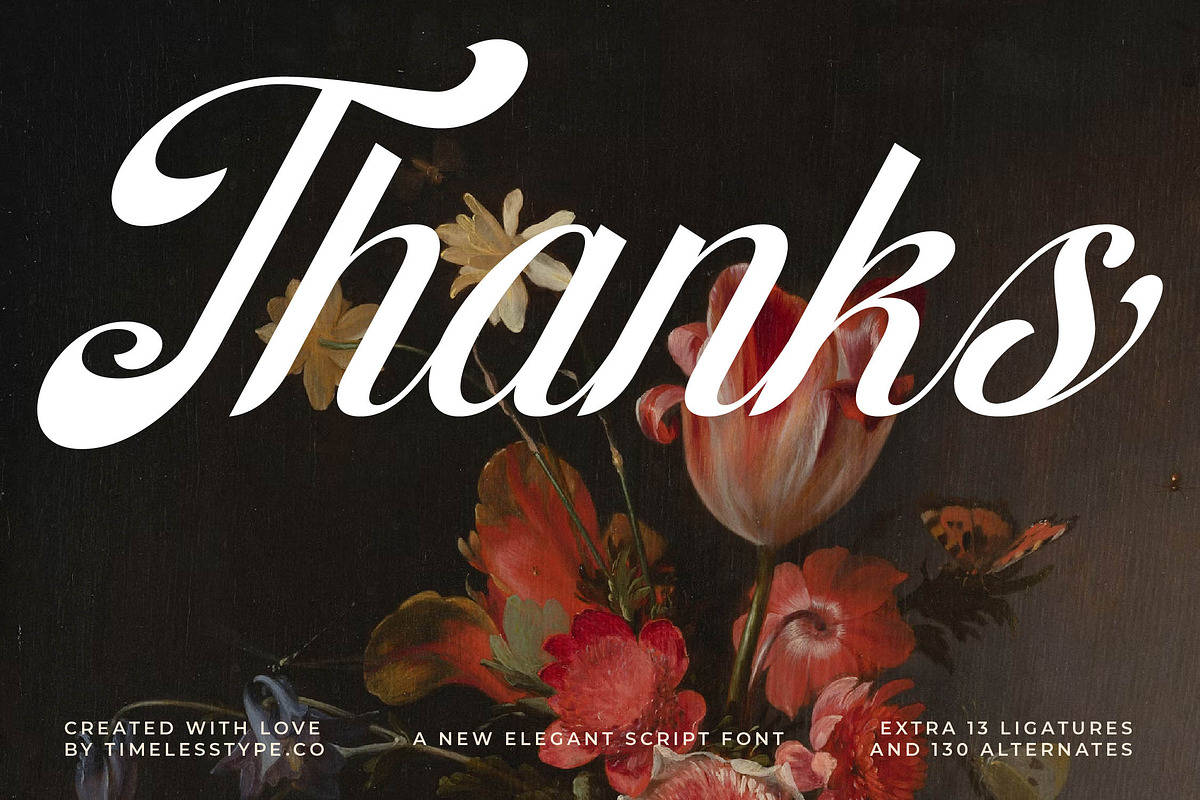 Brellight Elegant Script Font, a Script Font by timelesstype.co (Photo 20 of 20)