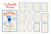 Whimsy Seaside Summer Doodle Bundle, a Seasonal Illustration by Red Ink (Thumbnail 4 of 9)
