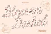 CS Blossom Dashed, a Script Font by Craft Supply Co. (Thumbnail 1 of 8)