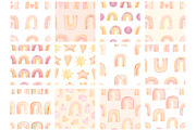 Watercolor Rainbows Pattern, a Pattern Graphic by MayaNavits (Thumbnail 2 of 10)