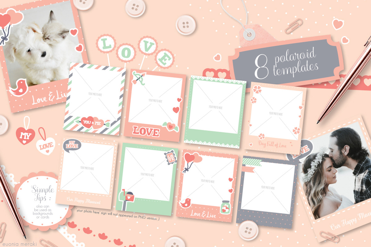A Cute Love - Romantic Clipart, an Object Graphic by Euonia Meraki (Photo 5 of 11)