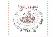 Hand-drawn Cooking and Food Icons, a Decorative Illustration by Margo Miller (Thumbnail 46 of 48)