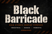 Black Barricade, a Slab Serif Font by Wow Magic (Thumbnail 1 of 5)