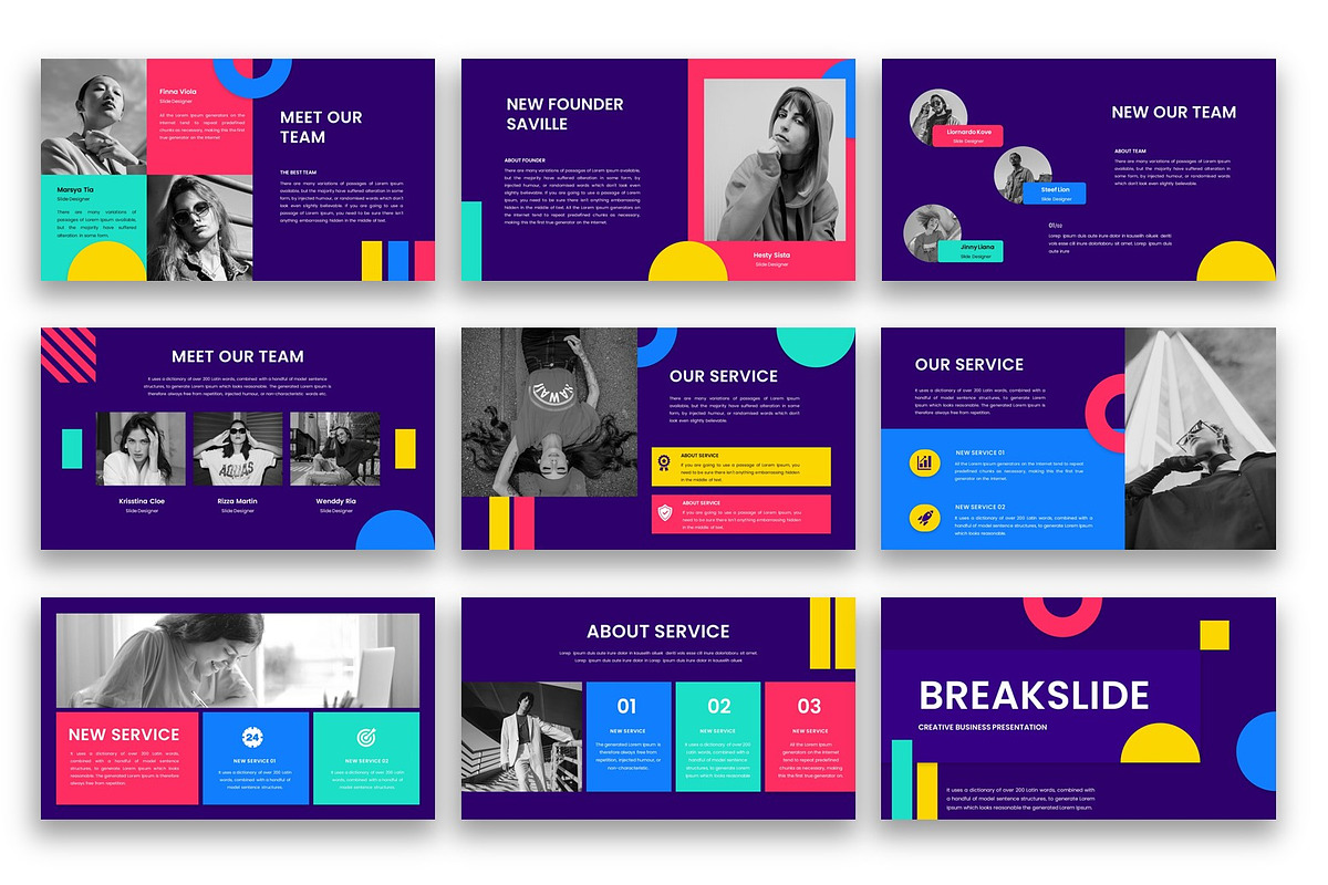 Savillle – Business PowerPoint, a Presentation Template by kreatifreya (Photo 4 of 5)