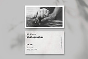 Photography Business Card, a Business Card Template by Saman Osama (Thumbnail 1 of 4)