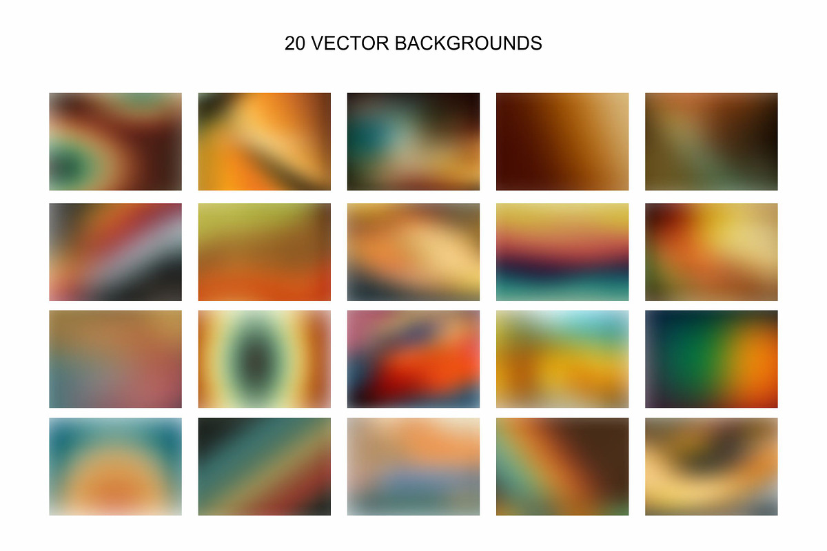 Retro Gradient Backgrounds, a Background Graphic by Part of the Art (Photo 2 of 5)