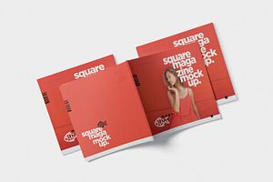 Magazine Mockup Square