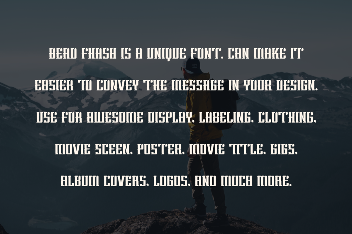 BEAD FHASH, a Sans Serif Font by Viswal Studio (Photo 2 of 6)