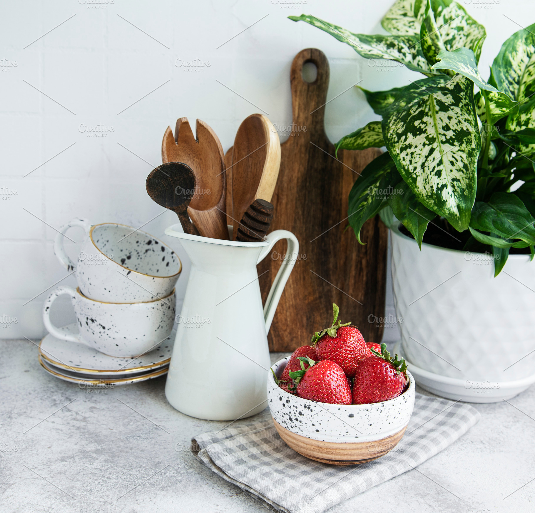 Fresh ripe delicious strawberries, a Food & Drink Photo by Olena Rudo