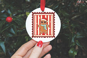 Christmas Coquette Stamps Gingerbrea, an Illustration by Libby Wishes (Thumbnail 3 of 5)
