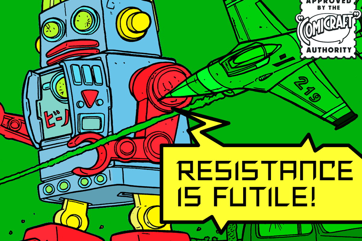 Resistance Is Futile - robot voice