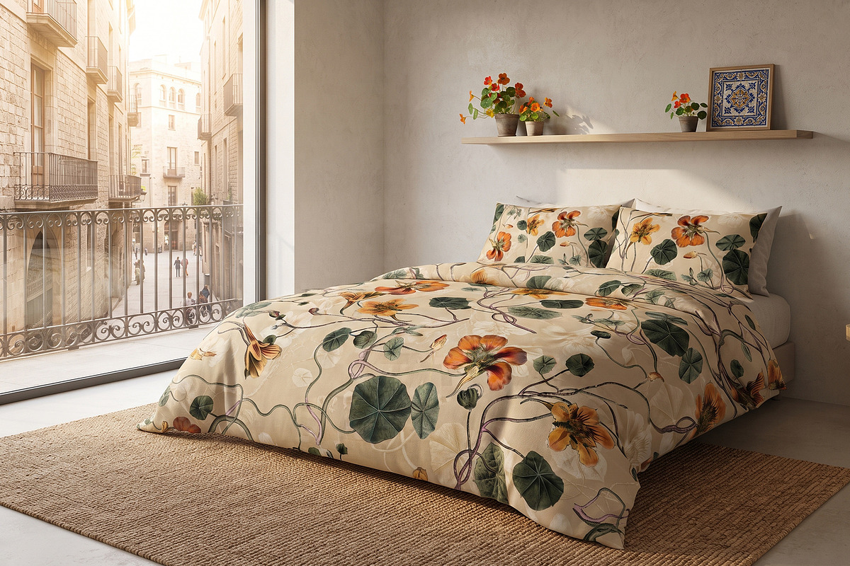 Vintage Nasturtium Floral Seamless, a Pattern Graphic by Talip Memis (Photo 10 of 10)