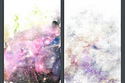 Galaxy Watercolor Ombre Backgrounds, a Texture Graphic by M. by mprintly (Thumbnail 2 of 6)