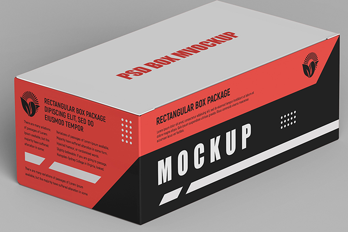 Rectangular Paper Box Packaging PSD, a Packaging Mockup by Ram Studio LLC (Photo 6 of 19)
