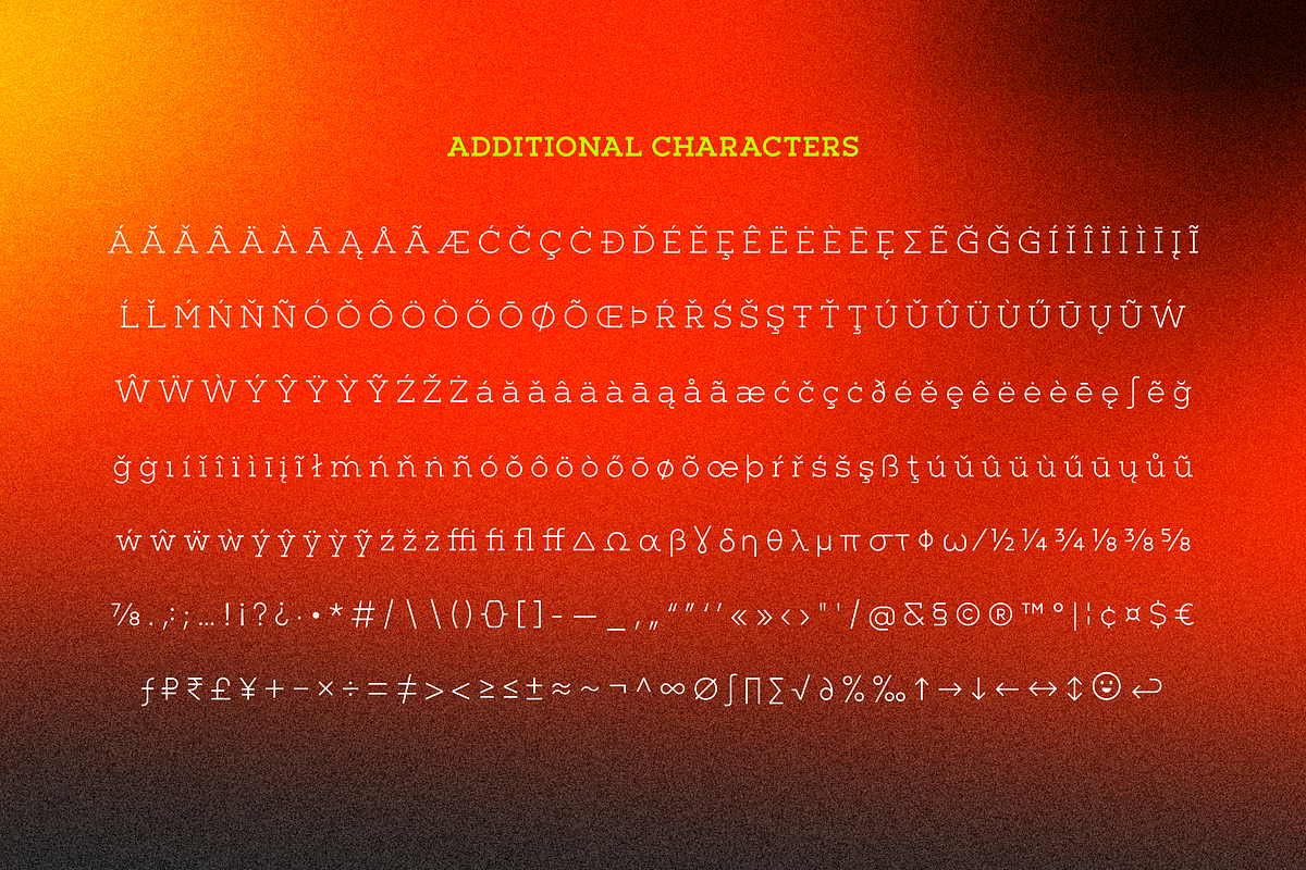 BARNIC SLAB FONT FAMILY - 24 fonts, a Slab Serif Font by Peninsula Studioz (Photo 7 of 8)