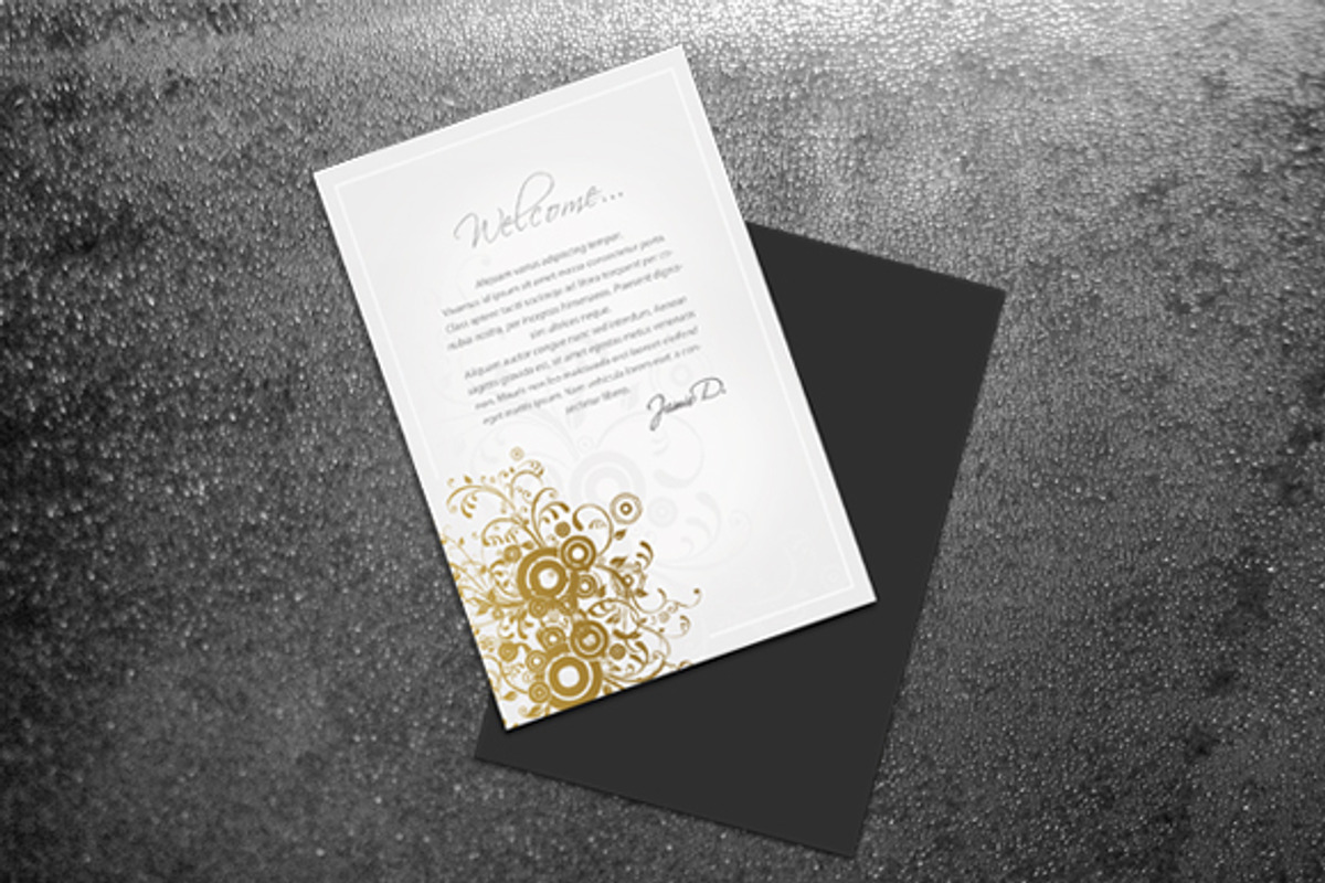 Modern Greeting Card, a Card Template by printdesignbundle