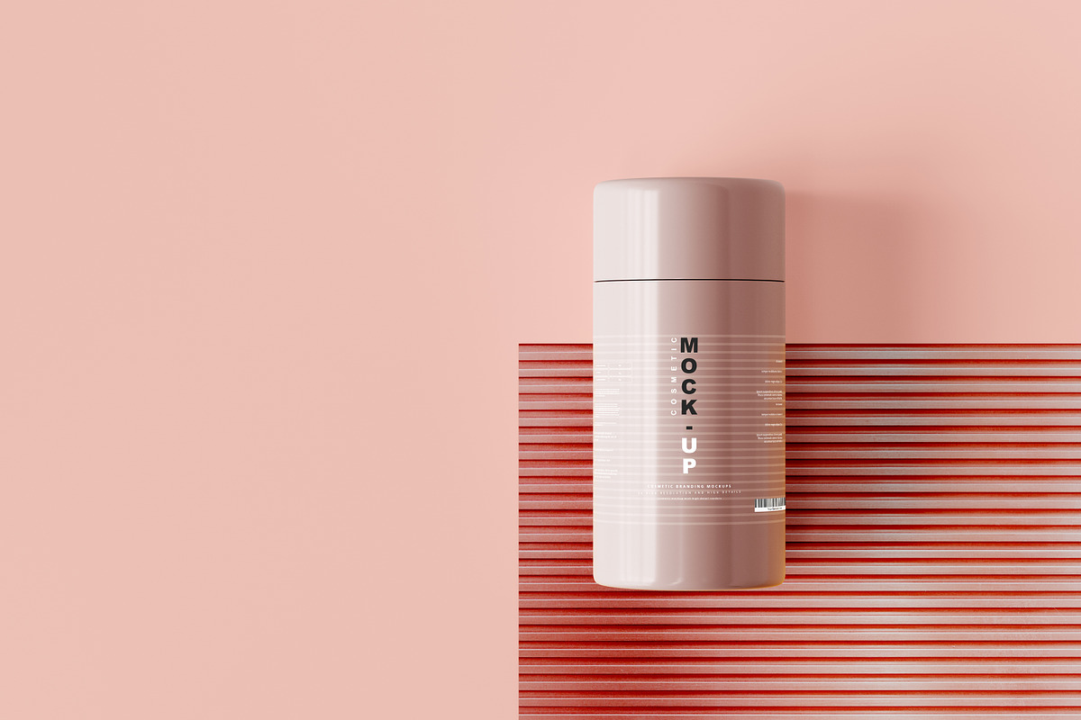 250+ Cosmetic Branding Mockup Bundle, a Cups & Container Mockup by pmvch (Photo 177 of 273)
