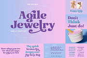 Modern Display Font Bundle 4, a Handwritten Font by Nathatype (Thumbnail 2 of 10)