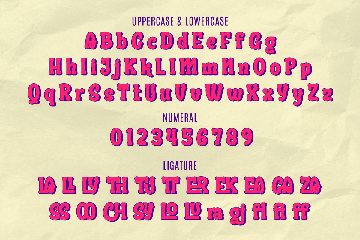 Ausyeik - Display Font, a Handwritten Font by twinstd (Photo 9 of 10)