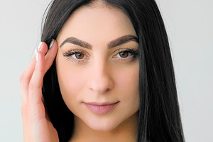Treatment beauty perfect skin female makeup face, a Person Photo by Photo Drive Studio