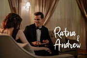 Kasmaran - Modern Handwritten Script, a Script Font by Samtiv Studio (Thumbnail 2 of 7)