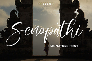 Senopathi - Signature Font