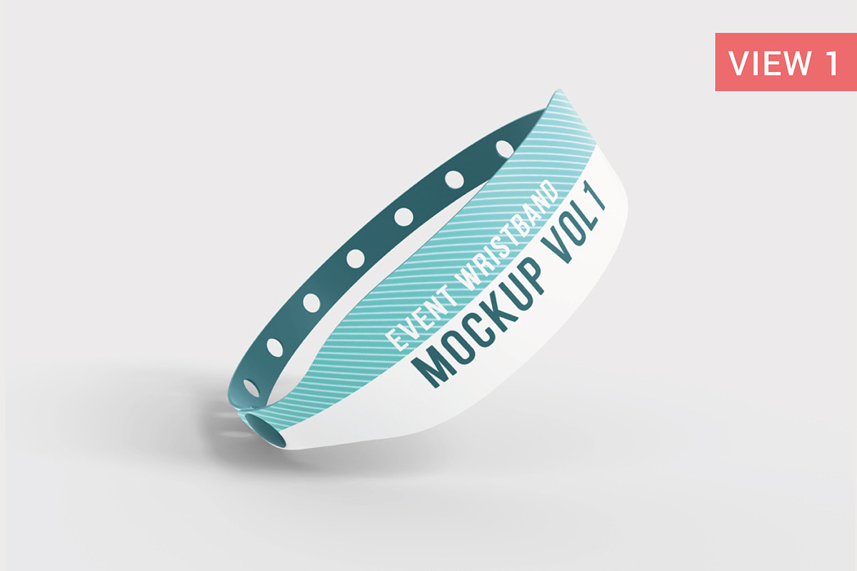 Event Wristband Mockup, a Product Mockup by visufactum (Photo 2 of 8)