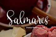 Salmares - Creative Handwritten Font, a Handwritten Font by Attractype (Thumbnail 1 of 7)