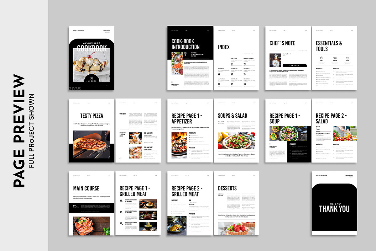 Cookbook Template, a Brochure Template by Spark_Creative (Photo 12 of 12)