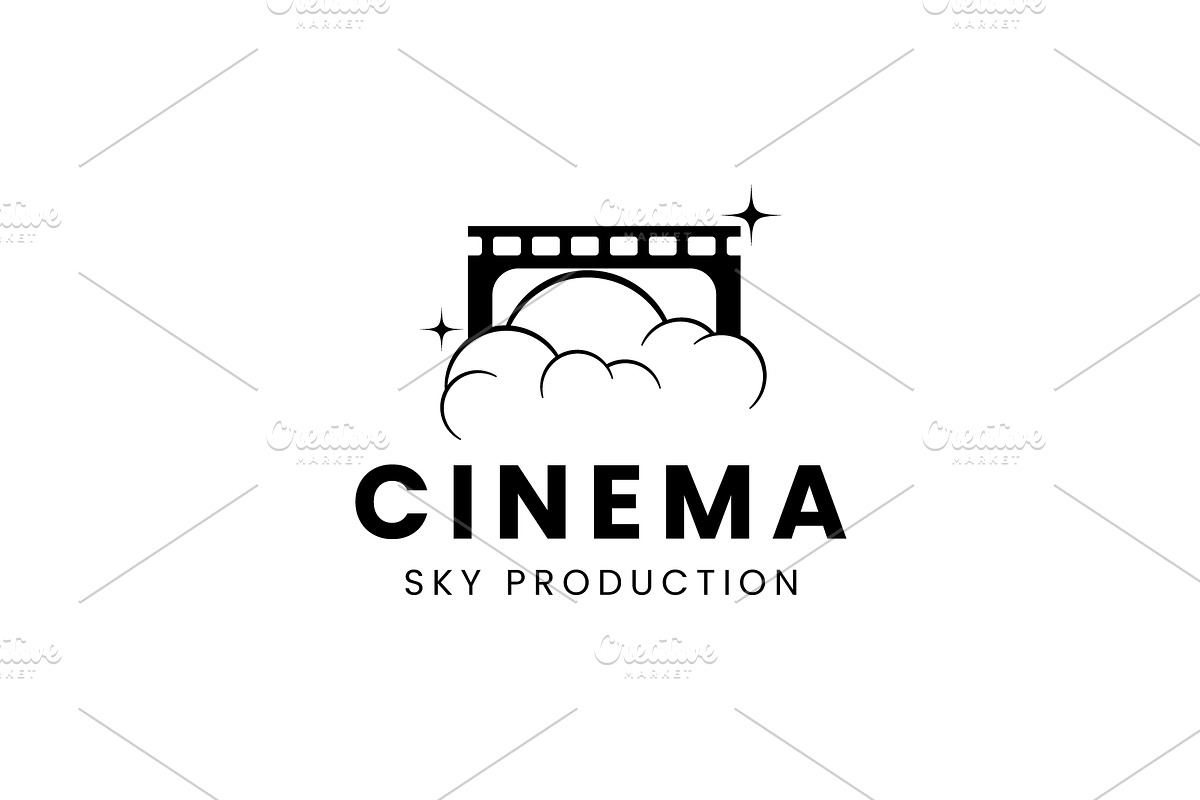 Cinema logo icon illustration, a Branding & Logo Template by Dyn Studio