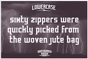 NORTHUNDER ROUGH FONT, a Serif Font by Alphabet Agency (Thumbnail 2 of 5)