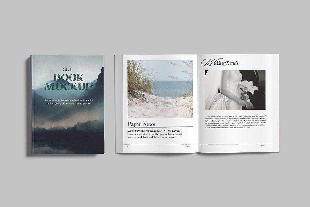 Hardcover Book Mockup, a Books & Magazine Mockup by lamorastudio (Photo 6 of 9)