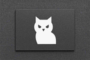 Grumpy Cat Silhouette, an Animal Illustration by Vectorium Studio (Thumbnail 4 of 4)