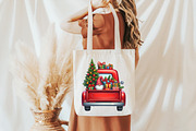 Merry Christmas Truck PNG, an Illustration by Libby Wishes (Thumbnail 6 of 6)