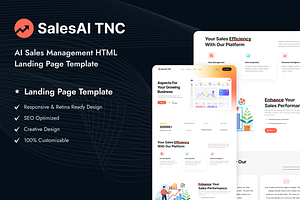 SalesAi TNC - AI SaaS HTML Template, a HTML Template by TNCFlow