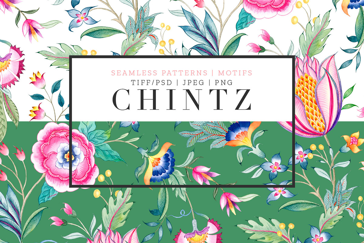 Chintz Indien Watercolour Floral, a Pattern Graphic by TSTUDIO (Photo 1 of 15)