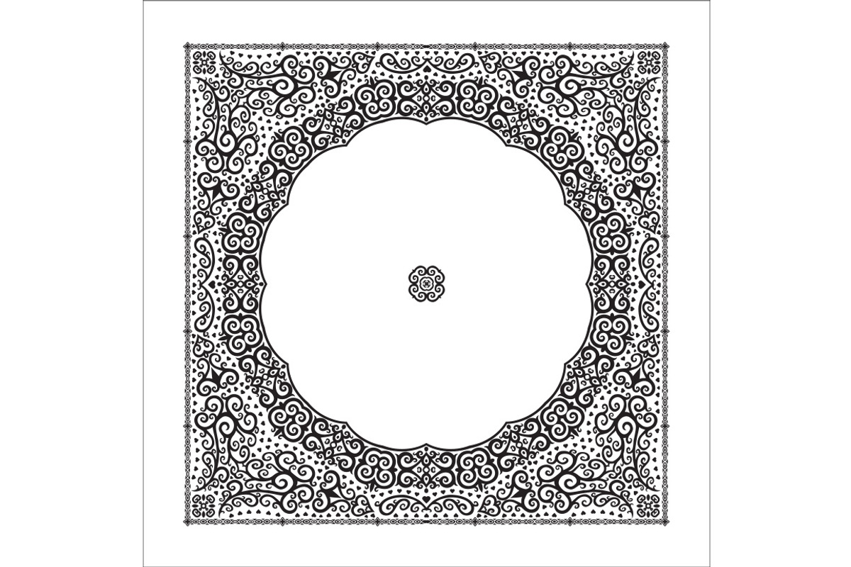 Set Of 4 Paisley Bandana's III, a Pattern Graphic by Bakhtiozin art graphic (Photo 5 of 5)