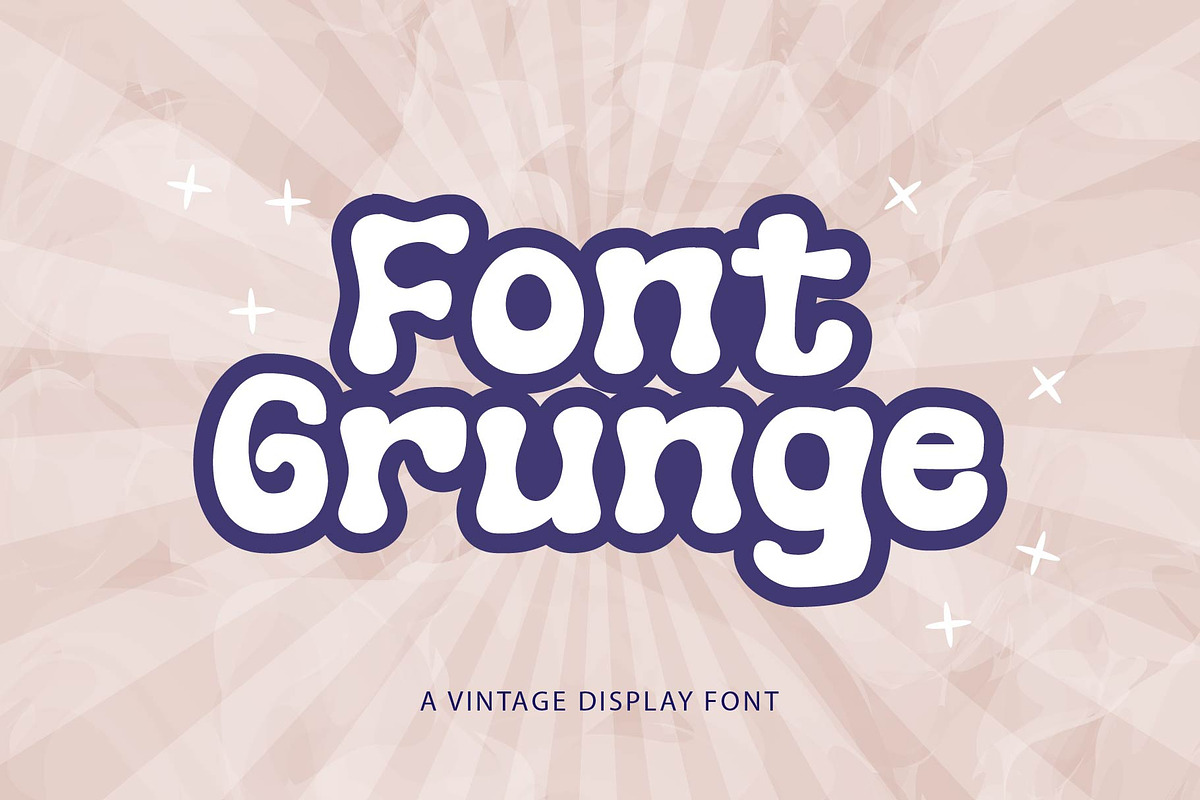 Vintage Grunge - Display Font, a Font by Densu Creative (Photo 2 of 6)