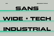 Mechawide, a Sans Serif Font by graphicook (Thumbnail 2 of 10)