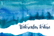 Watercolor waves background, a Texture Graphic by Inna Vinchenko Designs (Thumbnail 1 of 2)
