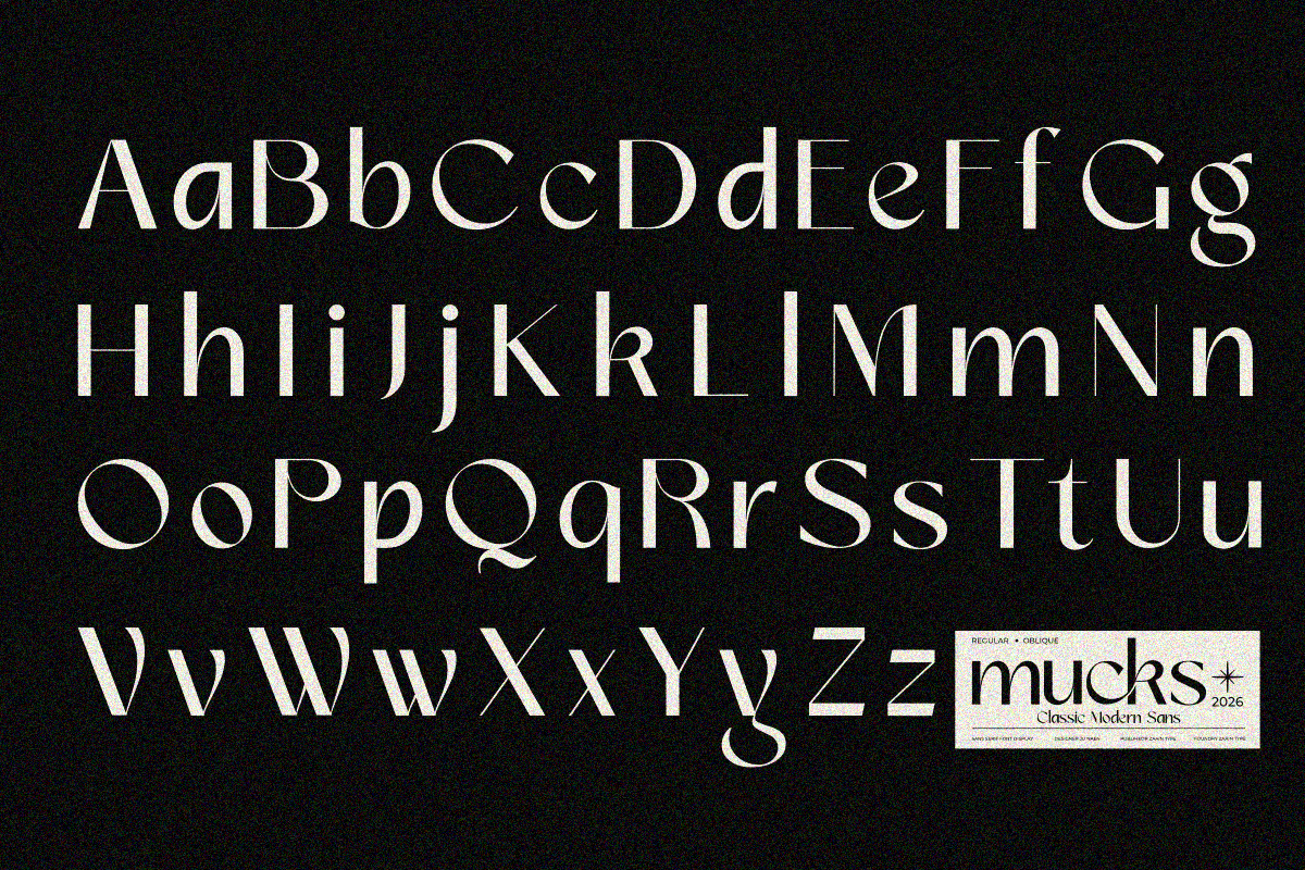 Mucks, a Sans Serif Font by zaaintype (Photo 8 of 11)