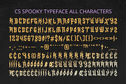 CS Spooky – Black Metal Font, a Blackletter Font by Craft Supply Co. (Thumbnail 8 of 8)