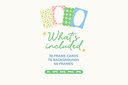 Naive Hand Drawn Frames & Background, an Object Graphic by Leila Divine (Thumbnail 2 of 16)