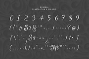 Claimus de Sances | Tattoo Script, a Script Font by Denustudios (Thumbnail 11 of 14)