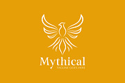 Mythical Phoenix Golden Logo Rebirth, a Branding & Logo Template by Signatoro (Thumbnail 2 of 3)