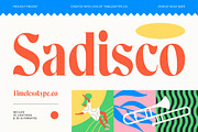 Sadisco - Bold Serif Display, a Serif Font by timelesstype.co (Thumbnail 1 of 20)