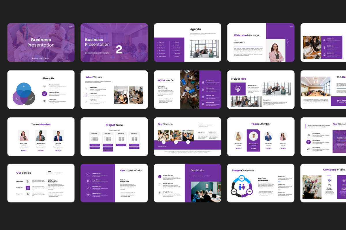 Business Presentation Template, a Presentation Template by Hammad Arif (Photo 2 of 3)