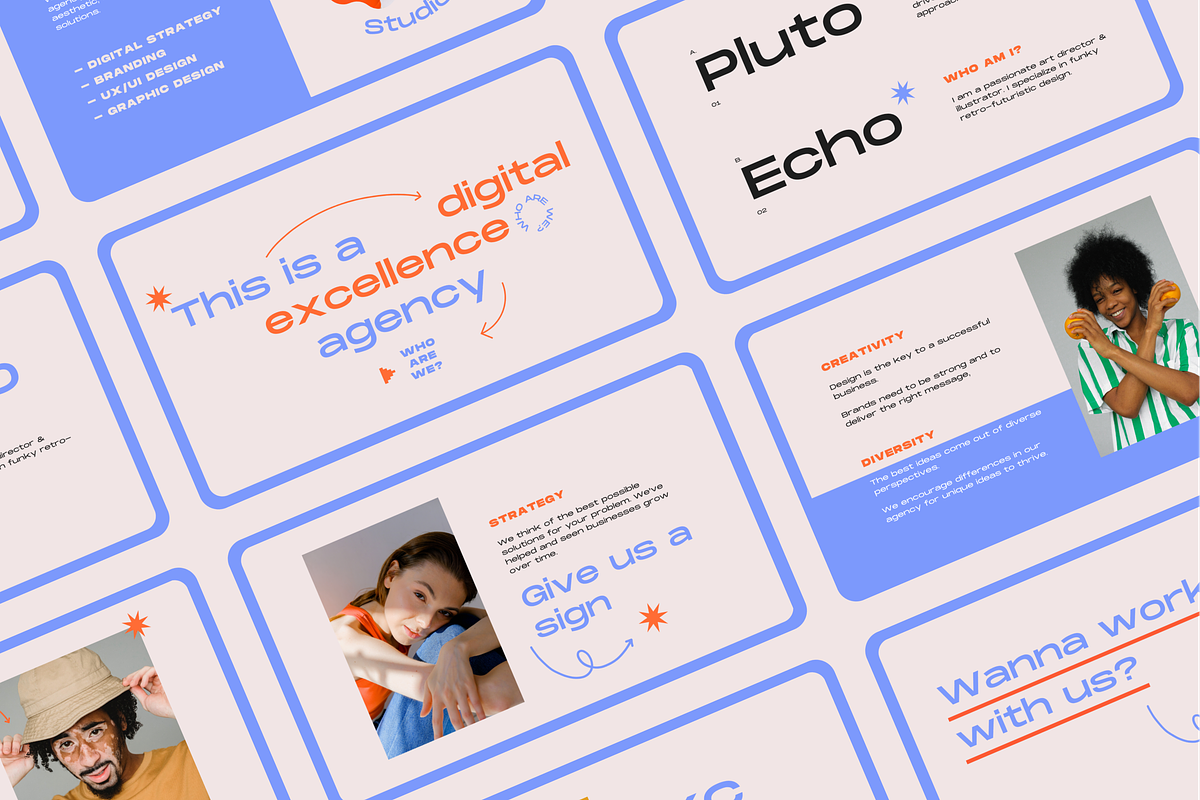 Canva Retro Business Presentation PS, a Presentation Template by Luna Studio (Photo 2 of 10)